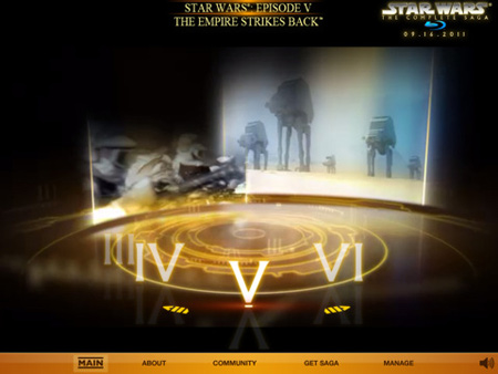 star wars blu-ray ipad app screens
